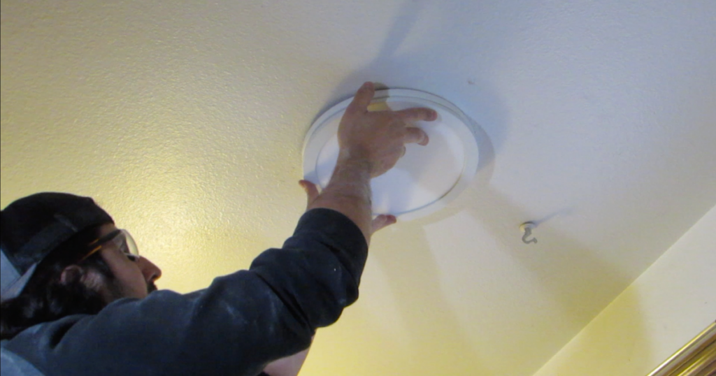 Installing a bathroom fan