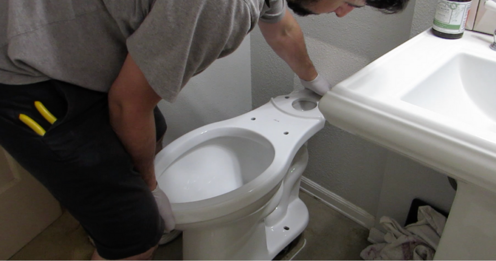 Installing A Toilet