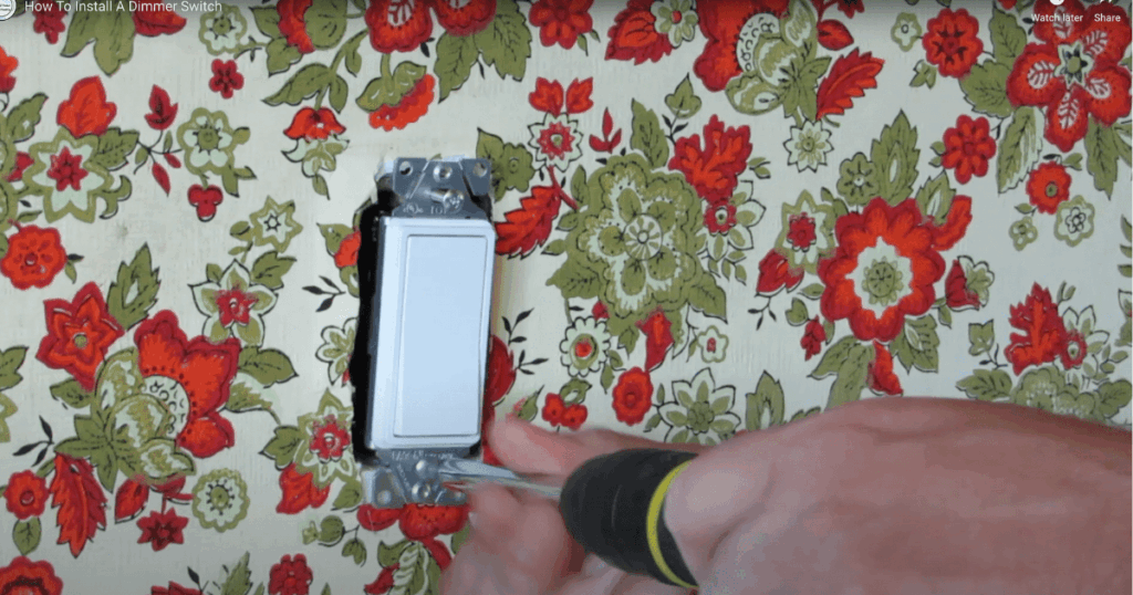 How to remove a dimmer switch on the electrical box