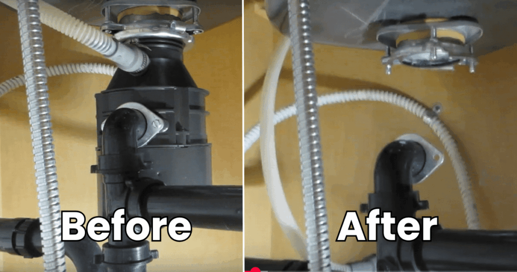 Disconnect The Old Garbage Disposal