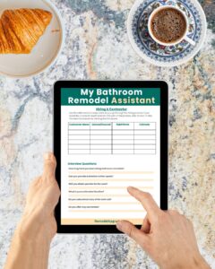 My Bathroom Remodel Assistant