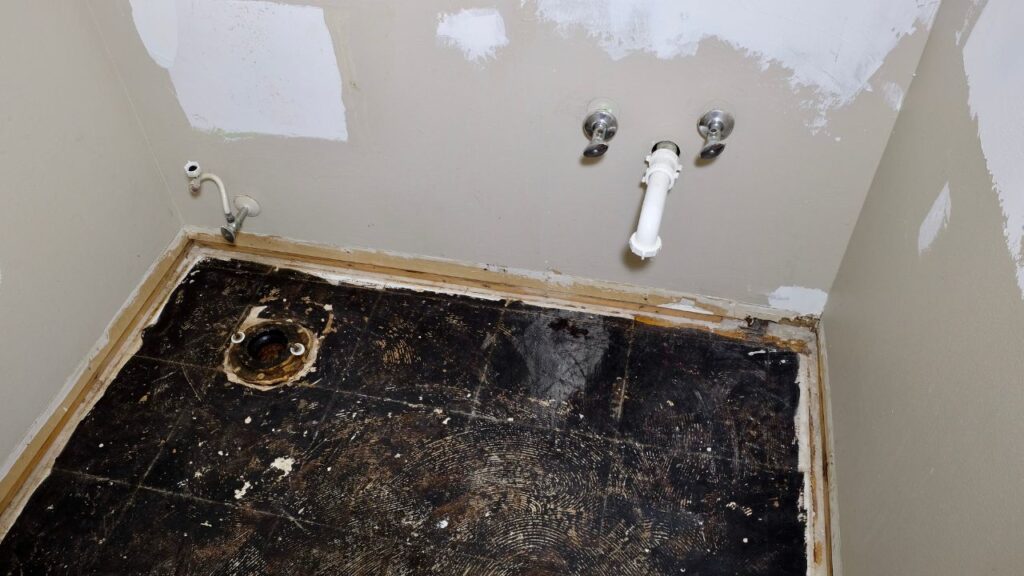 bathroom remodel demolition phase