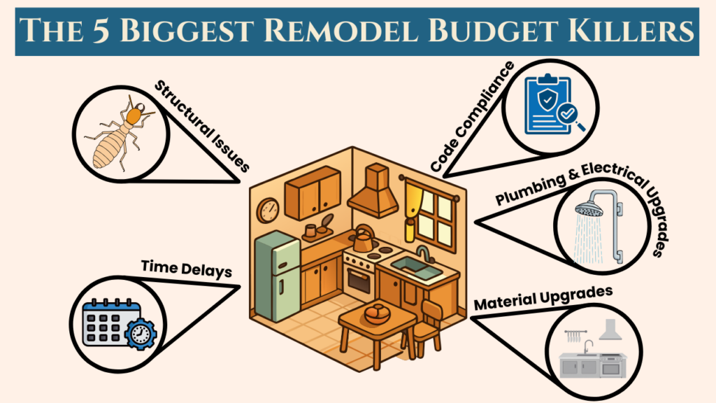5 biggest Remodel Budget Killers