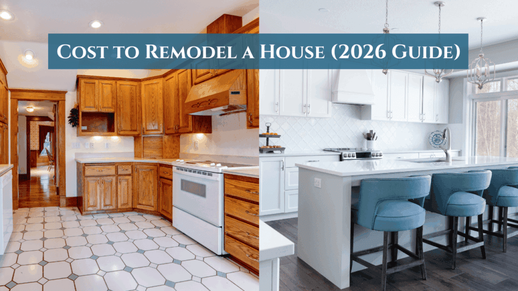 average cost to remodel a house renovation project before and after